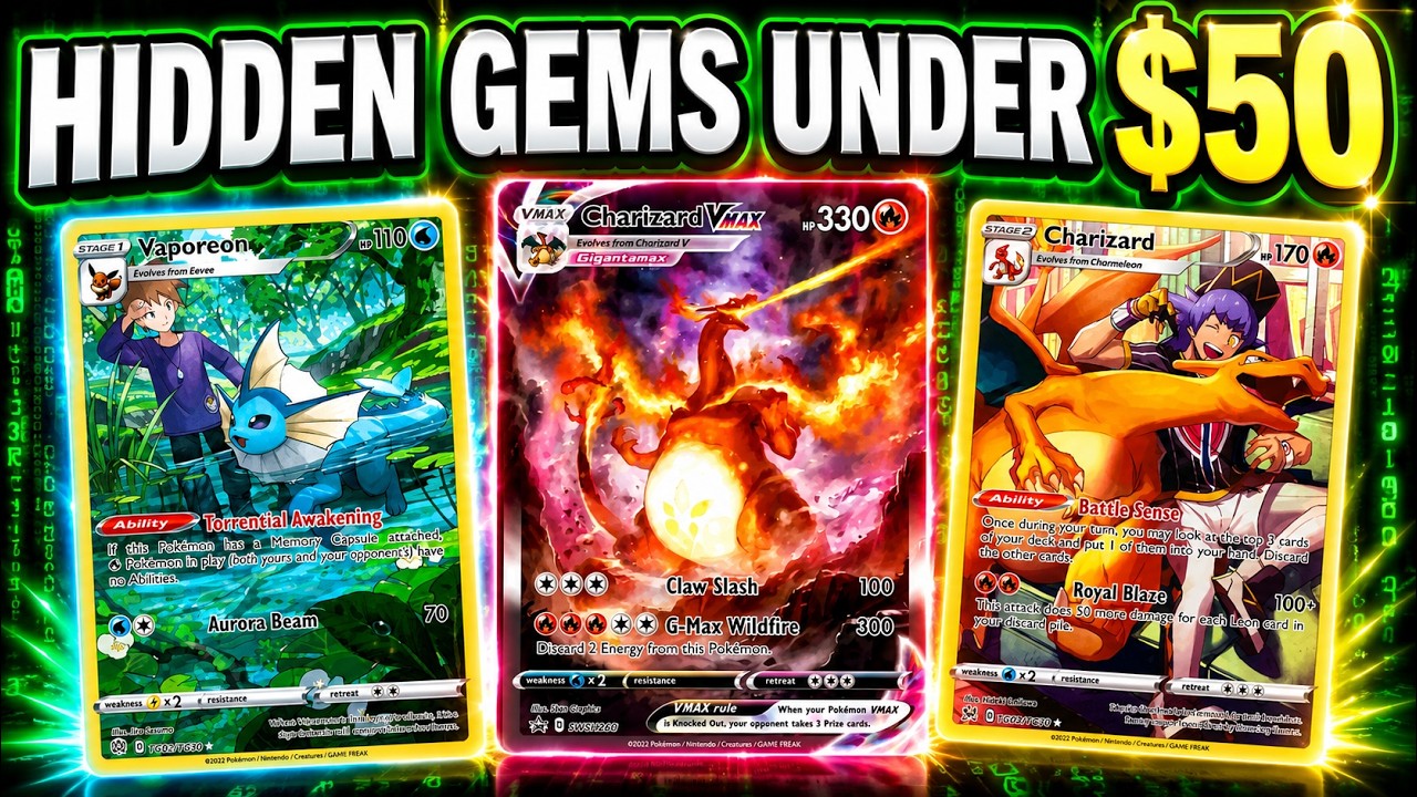 35 карт Pokemon, которые должны быть у каждого, дешевле $50! Инвестиции в Pokemon с ограниченным ...