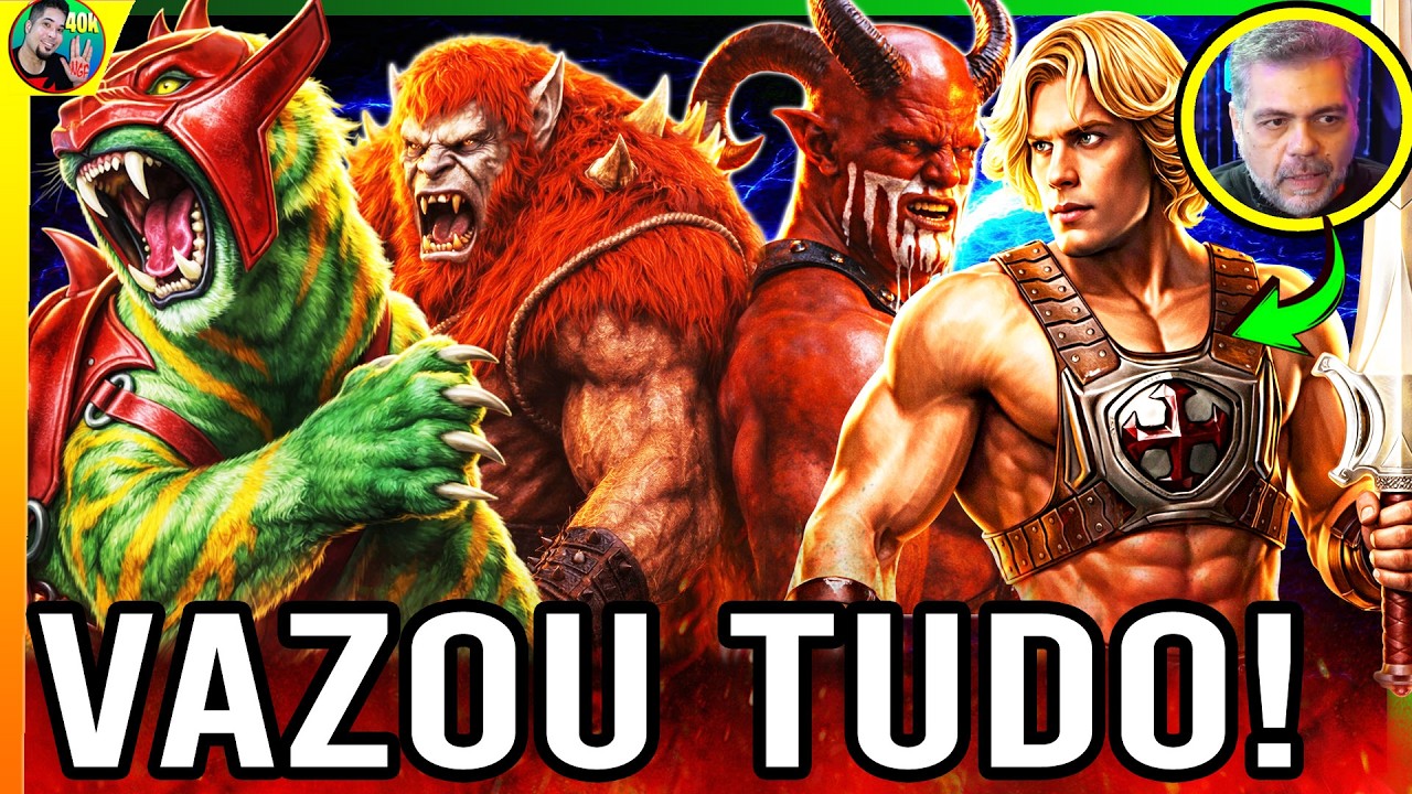 🚨BOMBA!VAZOU LUTAS do FILME do HE-MAN e IMAGENS! QUANDO SAI TRAILER HE-MAN DUBLADO? GARCIA JR VOLTA?