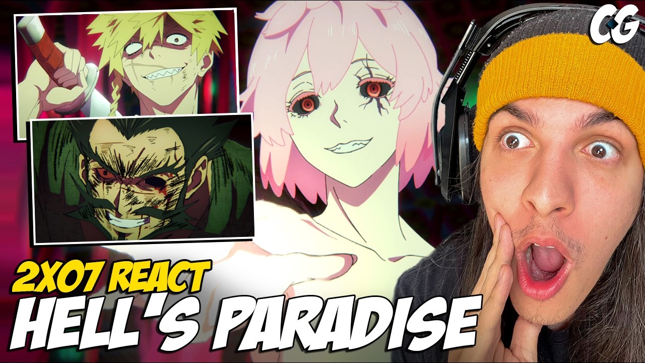 MELHOR EPISÓDIO DA TEMPORADA!! - React Hell's Paradise EP 7 Temp 2 (Jigokuraku)