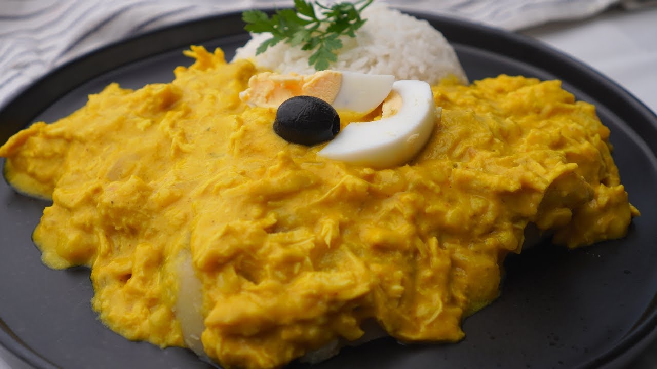COMO PREPARAR AJ&Iacute; DE POLLO (GALLINA) FACIL Y RAPIDO