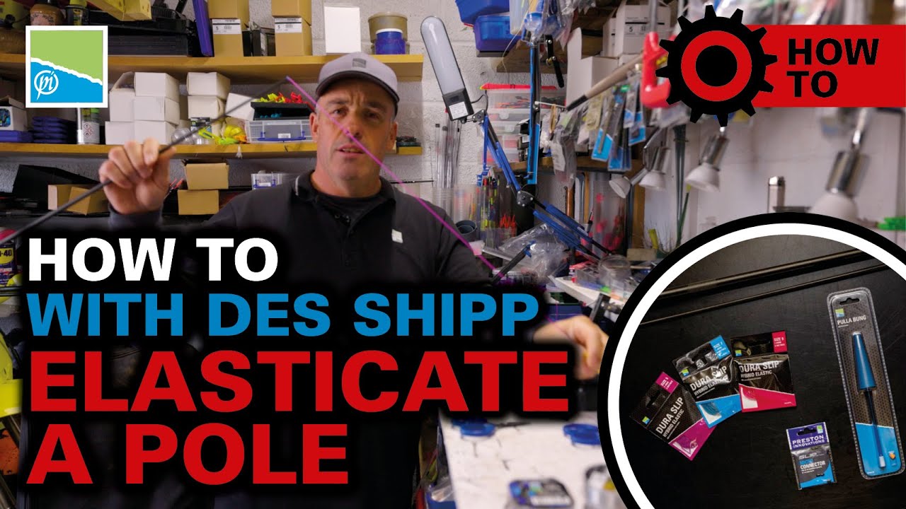 HOW TO ELASTICATE A FISHING POLE! | How To With Des Shipp