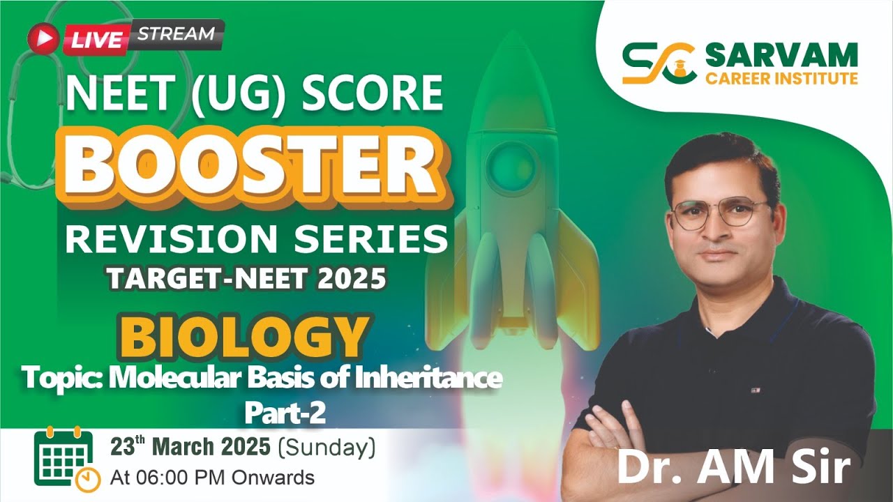 Molecular Basis of Inheritance Part 2 By  AM Sir