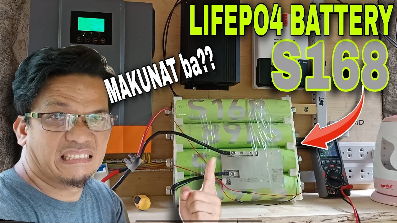 free energy!!! USED S168 LIFEPO4 SULIT PABA? kahit second hand lang || LOAD TEST || SOLAR battery