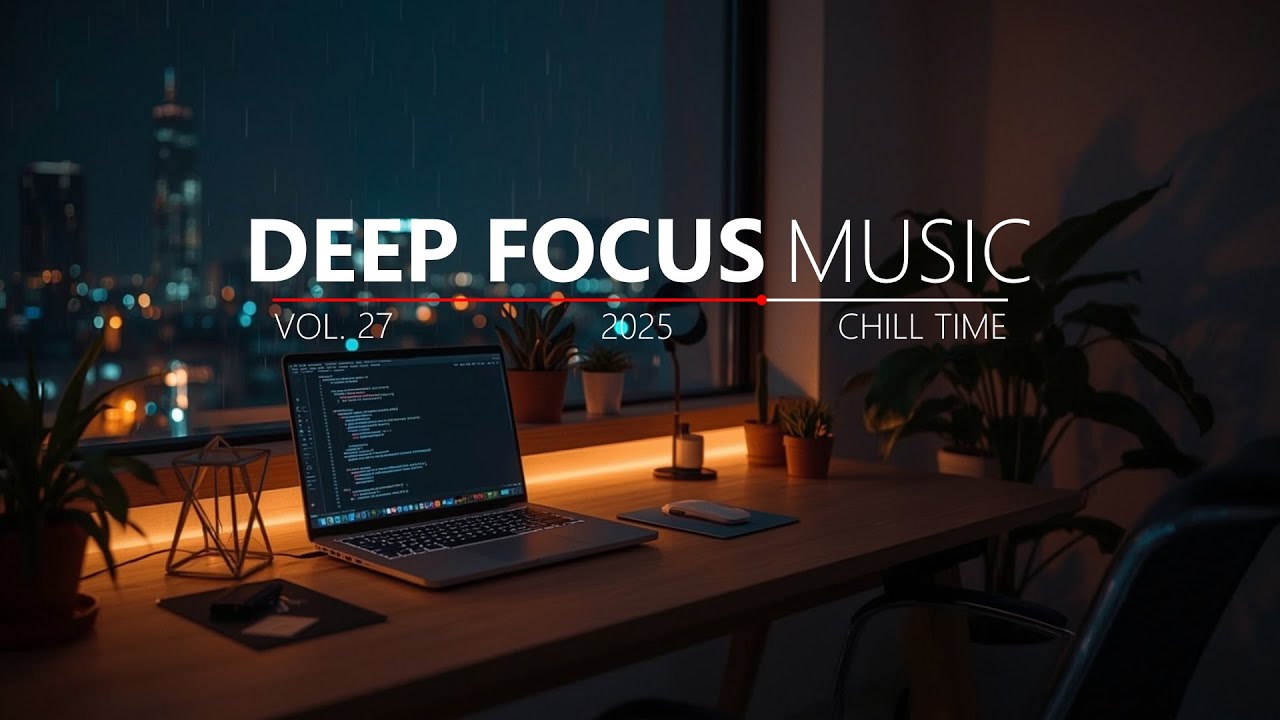 Deep Focus Coding Music 💻 Chill Instrumental Beats for Work, Study & Flow 🎧 Chill Time Music Hub ✨