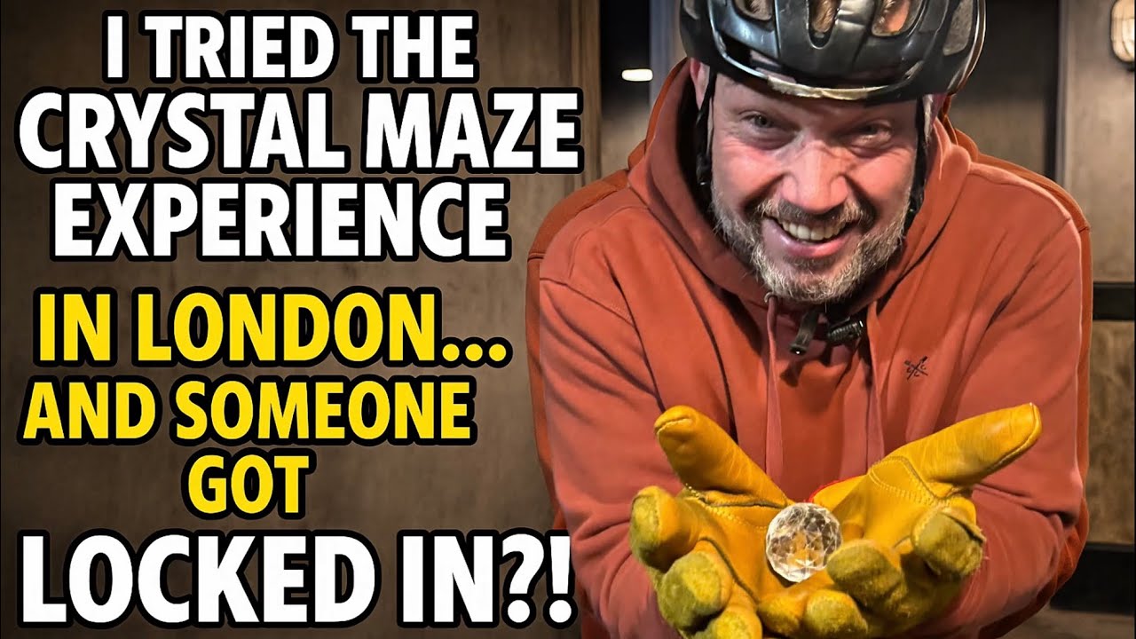 I Tried The Crystal Maze Experience in London… And Someone Got LOCKED IN?!