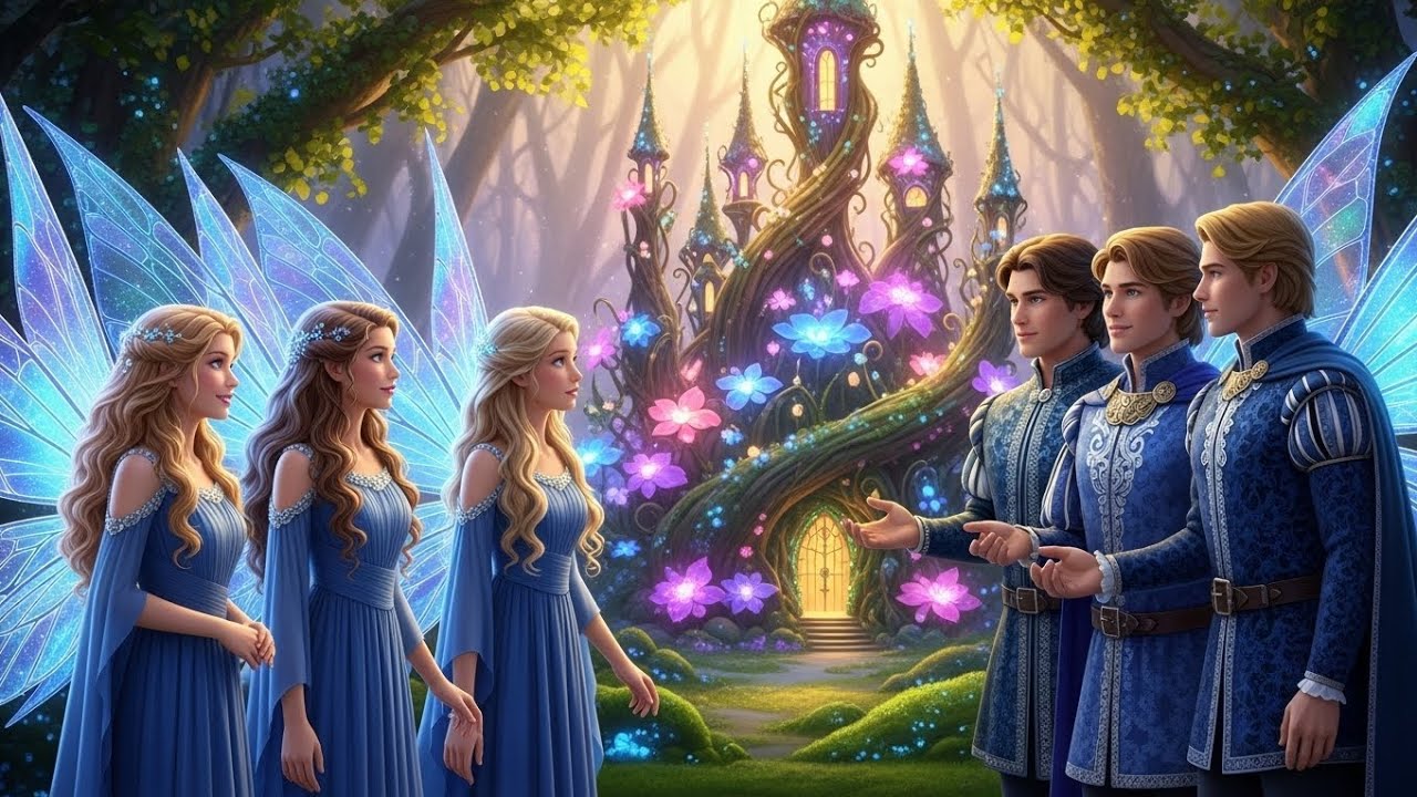 Three Fairies and Three Princes | Lost Princes in the Forest | Magical Fairy Tale