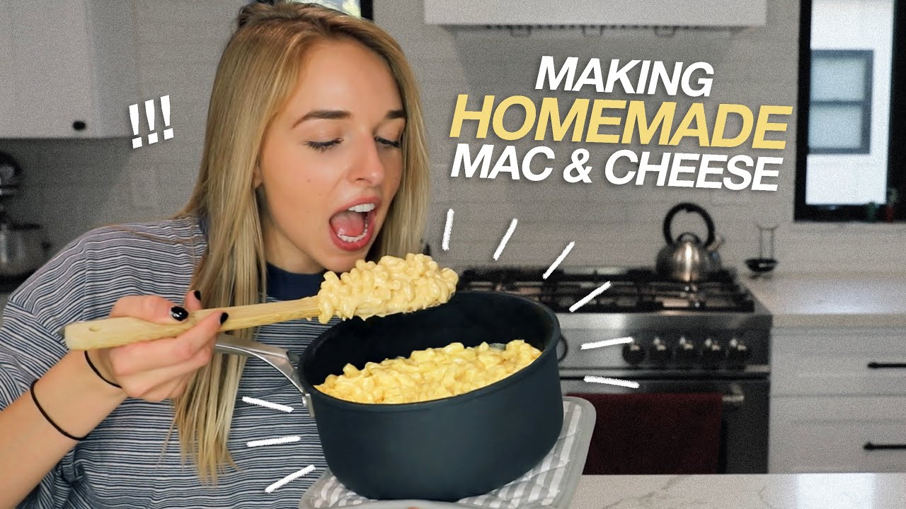 making homemade mac n cheese :)