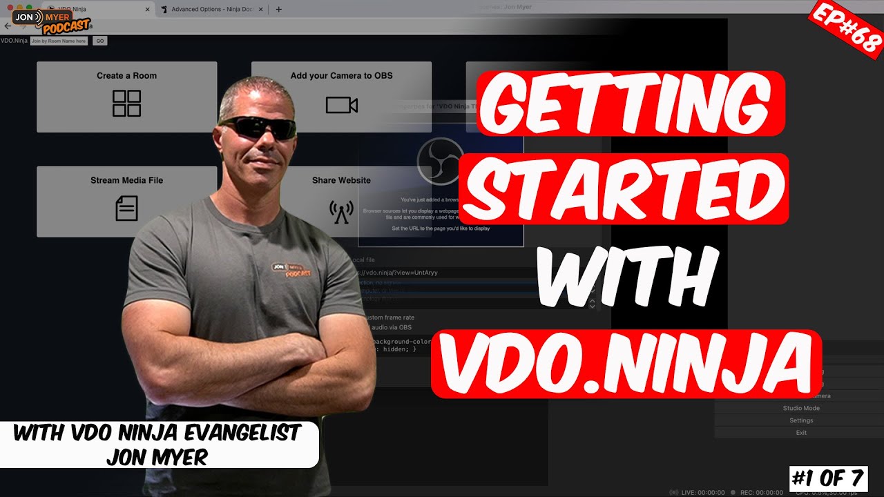 Ep#68 Getting Started with VDO.Ninja & OBS Studio