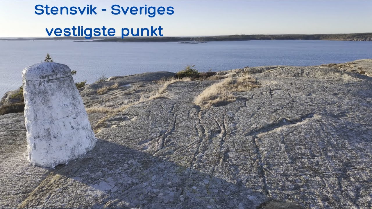 Stensvik - Sveriges vestligste punkt.