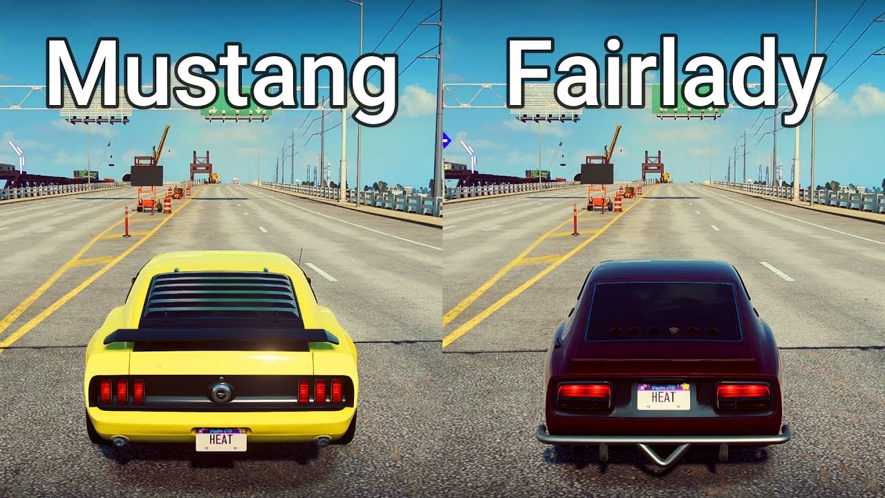 NFS Heat: Ford Mustang BOSS 302 vs Nissan Fairlady 240ZG - Drag Race