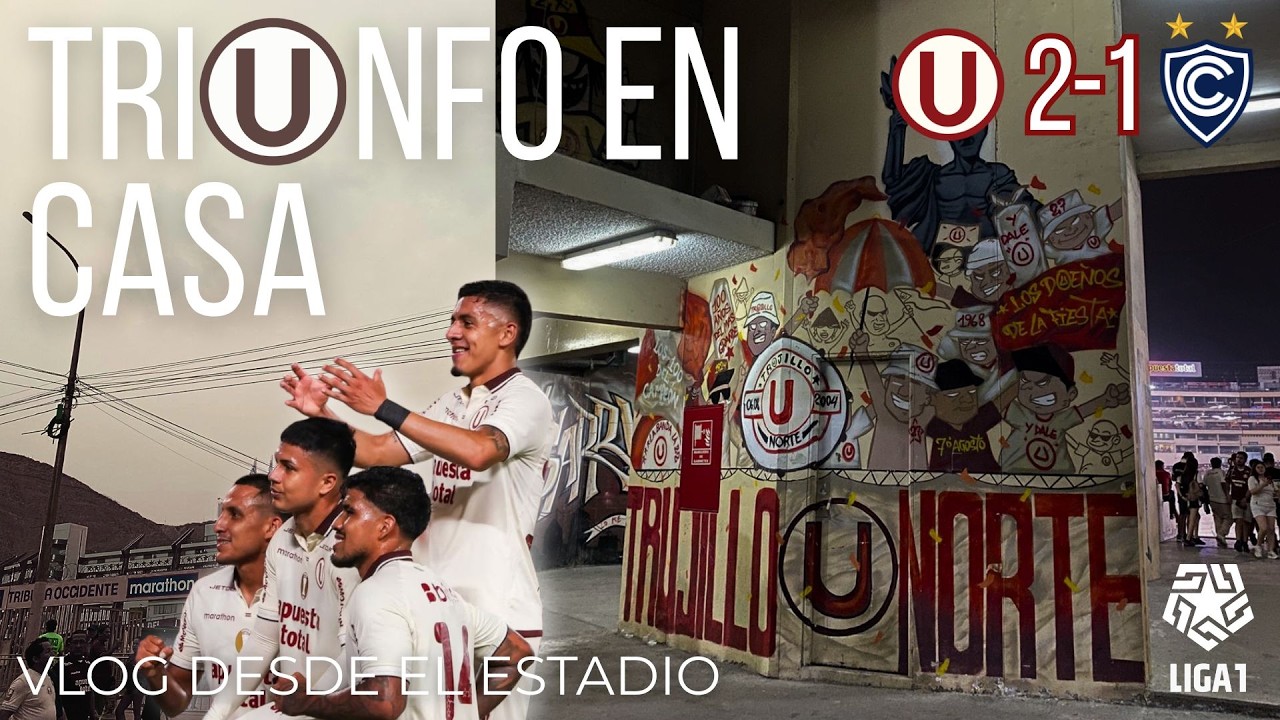FUERTES EN CASA. UNIVERSITARIO vs CIENCIANO desde TRIBUNA NORTE