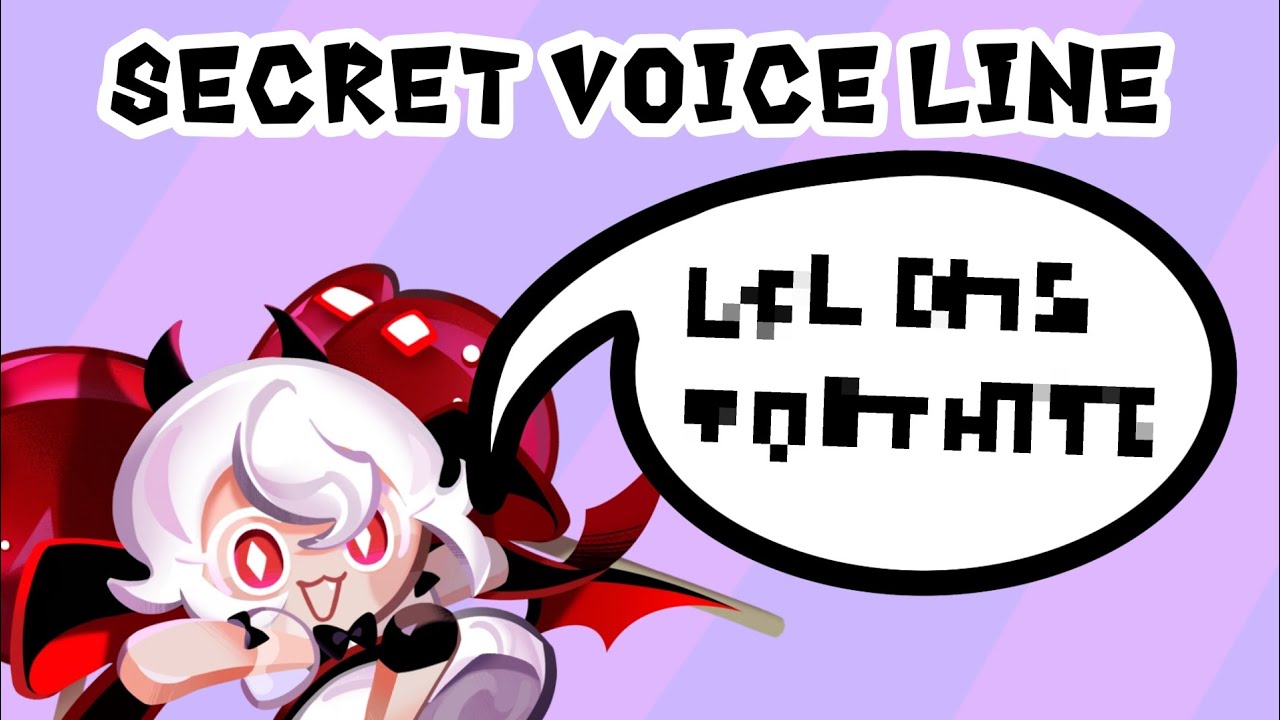 CANDY APPLE COOKIE SECRET VOICE LINE?! 