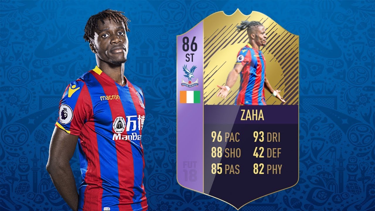 POTM WILFRIED ZAHA PLAYER REVIEW `&brvbar; FIFA 18 &brvbar; 88 ZAHA REVIEW