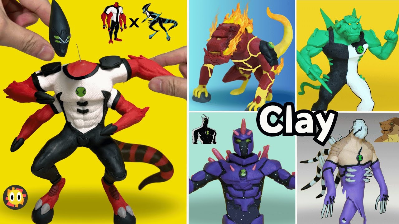 how to make Ben 10 Alien Fusion with clay ｜ Ben10 Clay