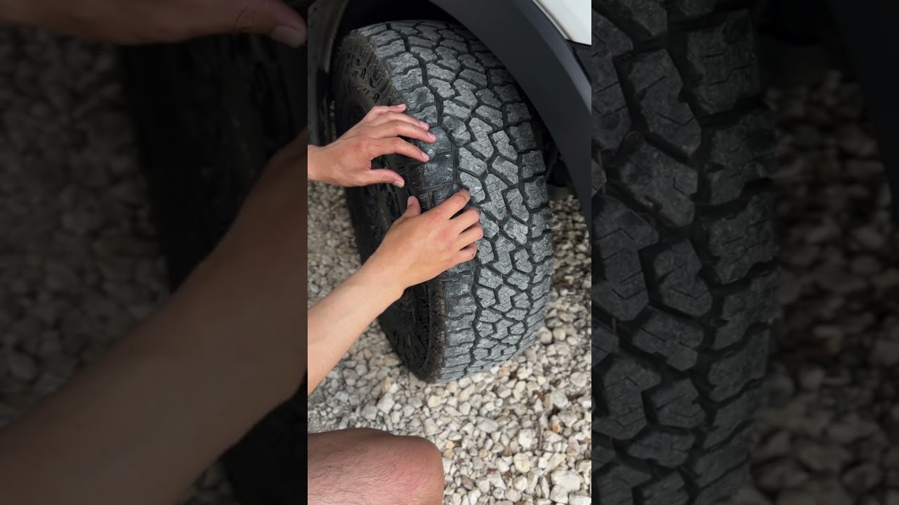 Ford transit with A/T tires! #camping #camplife #vanlife