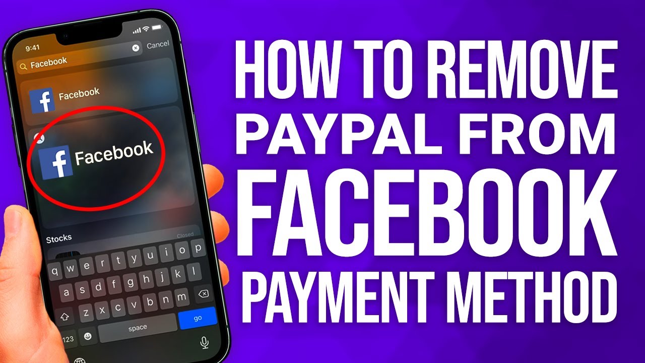 Как удалить PayPal из способов оплаты Facebook: пошагово!