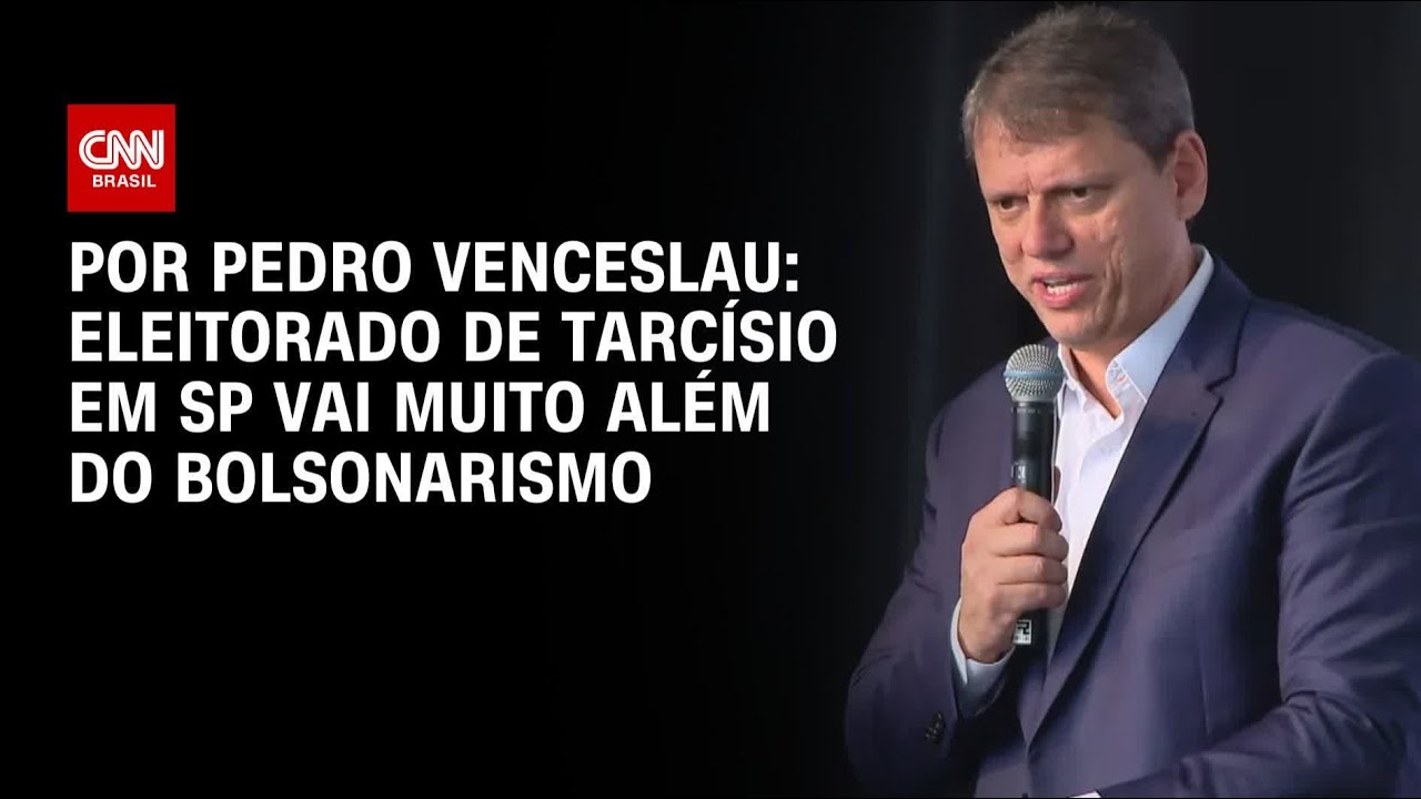 Análise: Eleitorado de Tarcísio em SP vai muito além do bolsonarismo  | CNN 360º