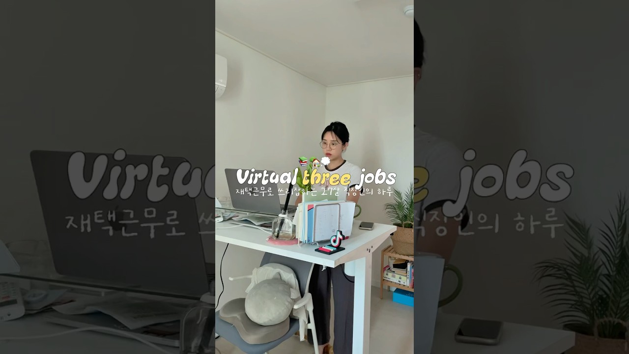 재택근무 효율적으로 하는 법 #직장인브이로그