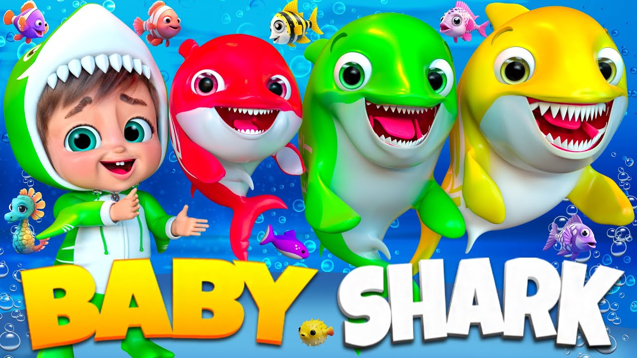 🎧 Baby Shark's  Dance  Doo Doo Song - Baby songs -Nursery Rhymes & Kids Songs #BabyShark #shorts