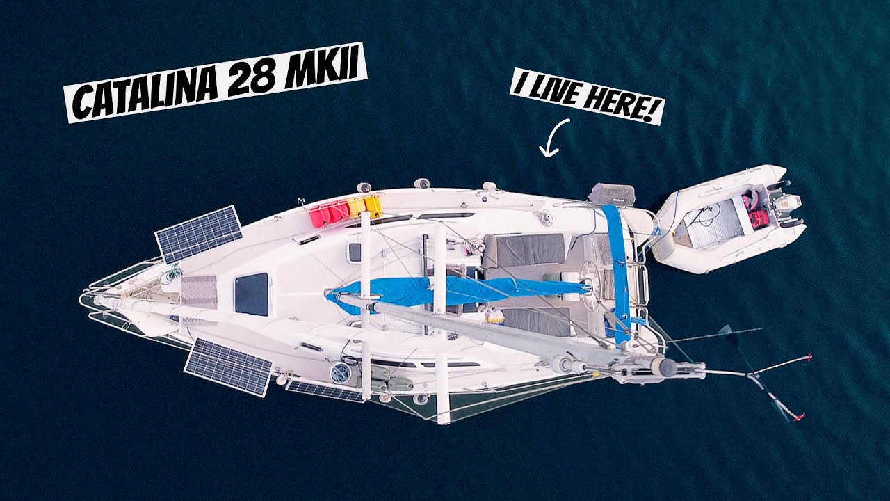 A Tour Of My Tiny Floating Home | BOAT LIFE | Off-Grid | S01E13