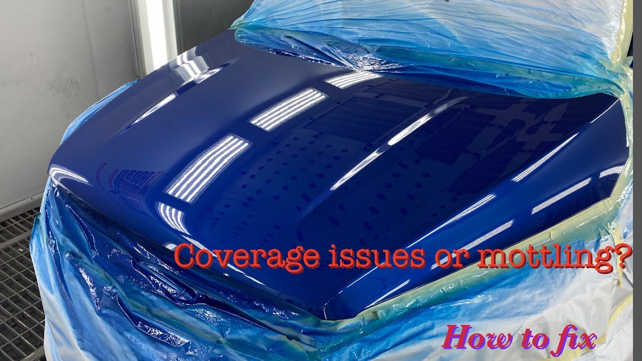 How to fix coverage issues and mottling with Axalta paint