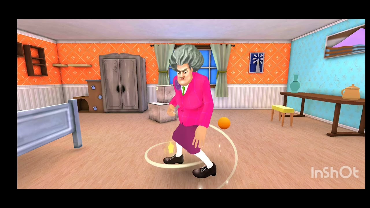 SCARY CAT CHAOS | SCARY TEACHER 3d #gameplay#scary #gaming