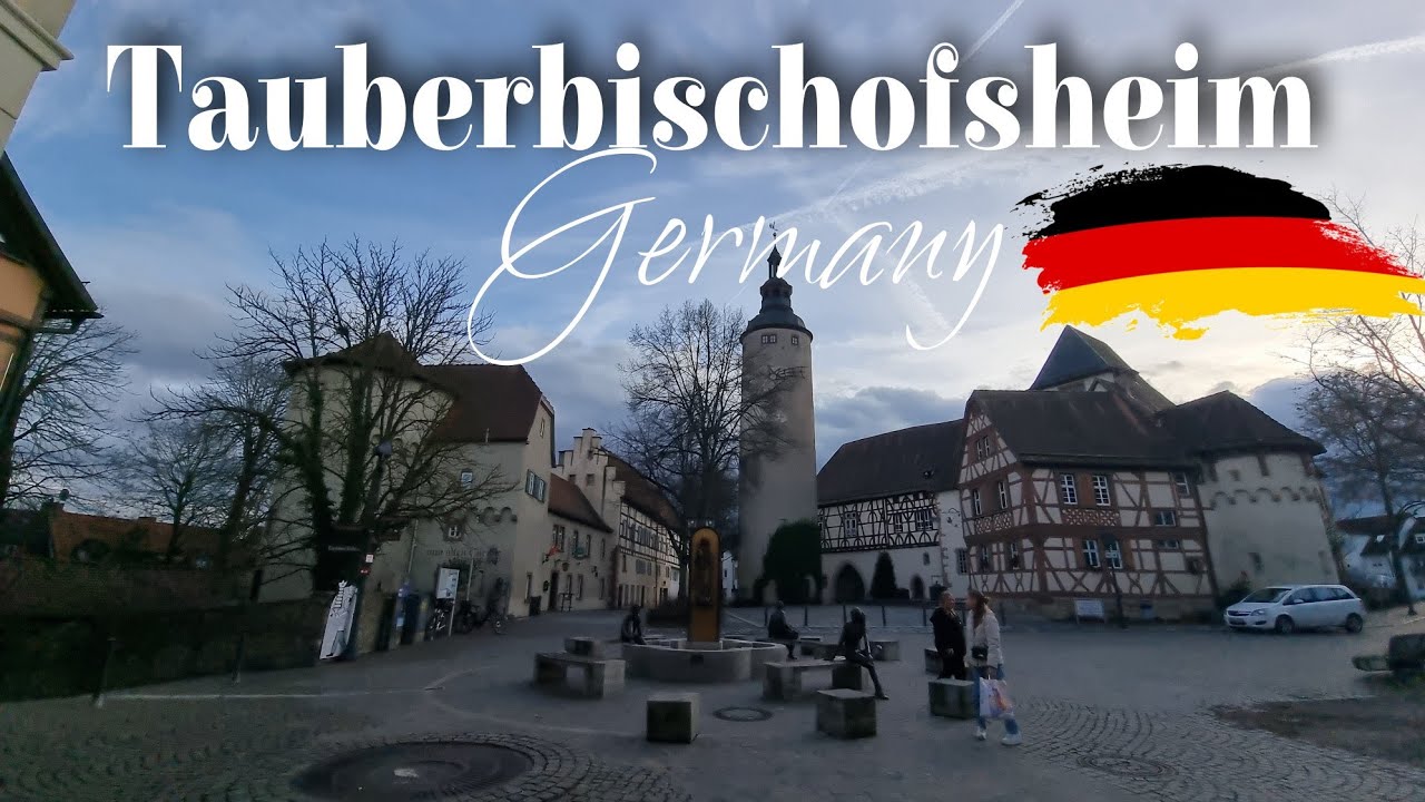 🇩🇪 RELAXING WALK IN TAUBERBISCHOFSHEIM GERMANY | 4K ULTRA HD #travel #subscribe #germany #walking