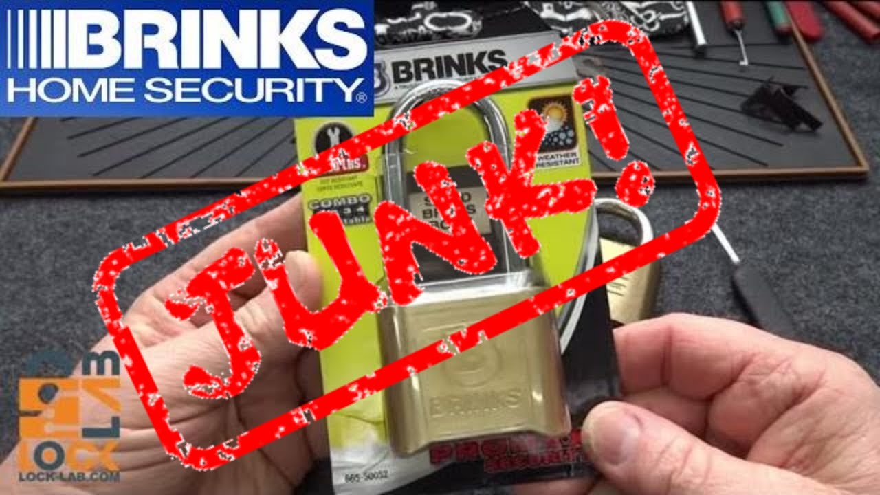 (1005) Brinks ProMax Combination Padlock Hacked (JUNK!)