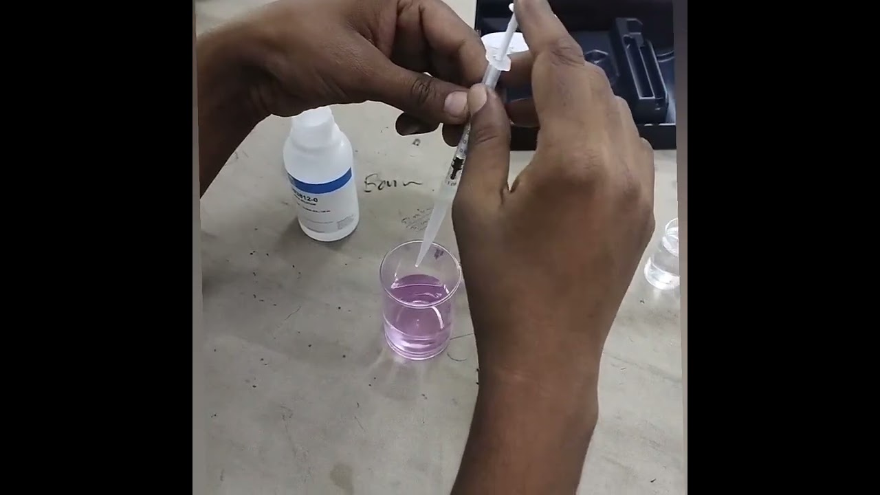Boiler water Hardness test.