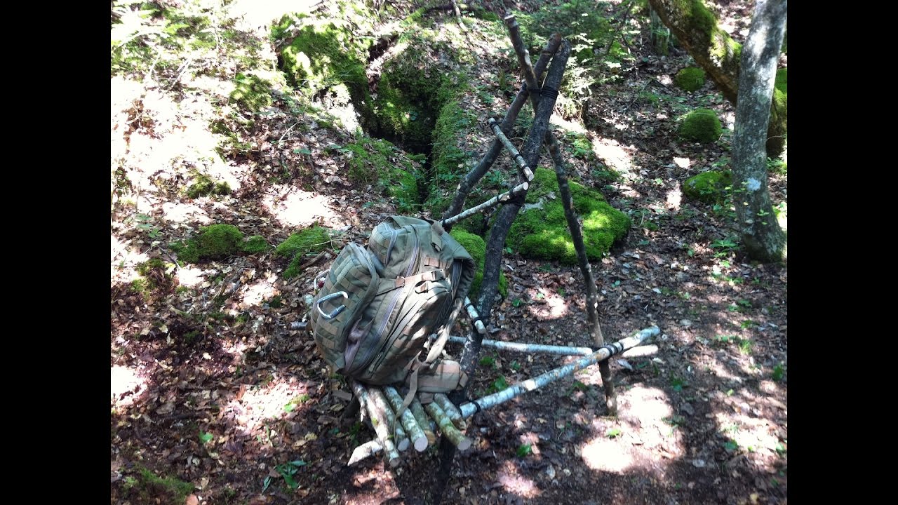 Comment fabriquer une chaise pour le camp - Façon bushcraft !