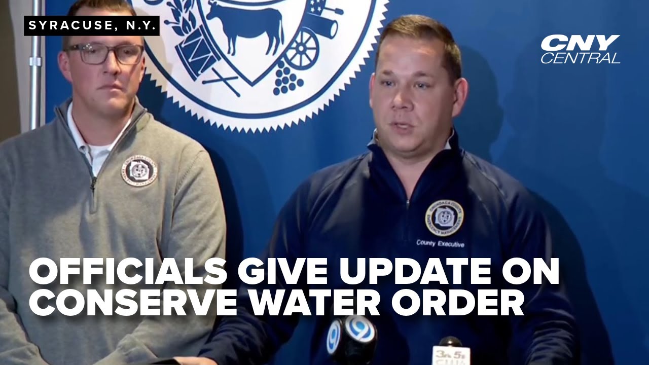 Officials give update on mandatory water conservation order for swaths of CNY