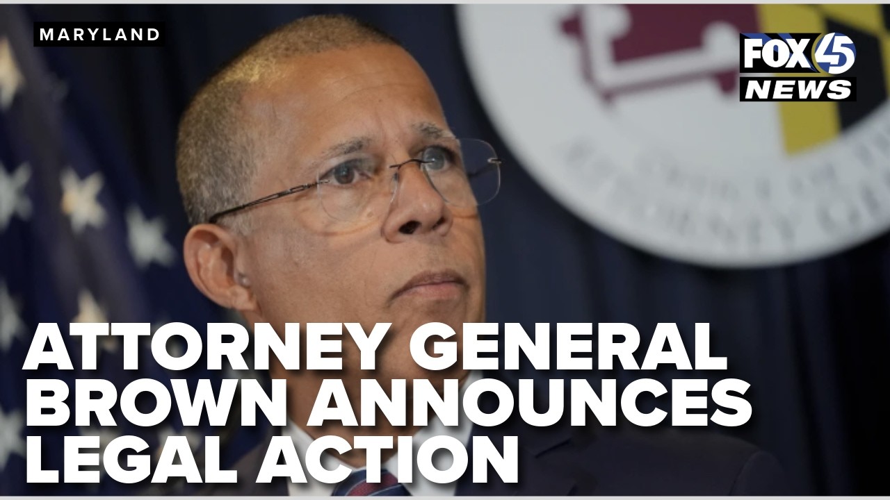 Attorney General Anthony Brown makes 'major' announcement