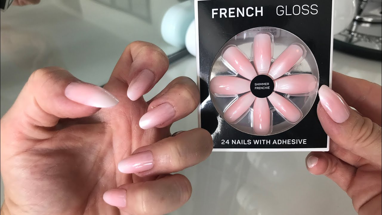 Primark Artificial Nails | How to Apply False Nails | Dupe for Acrylic Nails | Budget Nails | Ombré