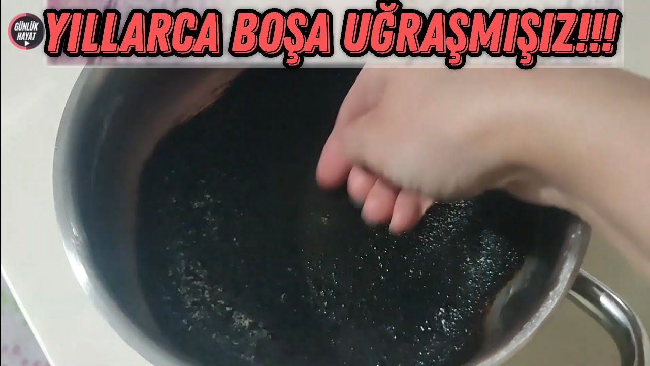 Bu yöntemleri boşuna denemeyin tutmadı 😱 Yanmış Tencere Nasıl Temizlenir