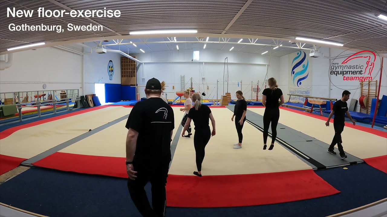 New Gymnova floor exercise installed in Gothenburg, Sweden