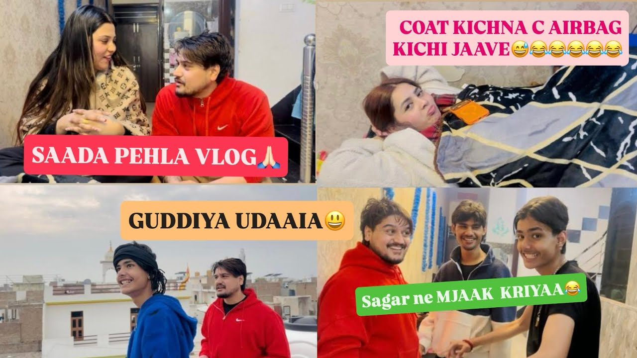 First vlog salya ne udaya jiju da majak 😂