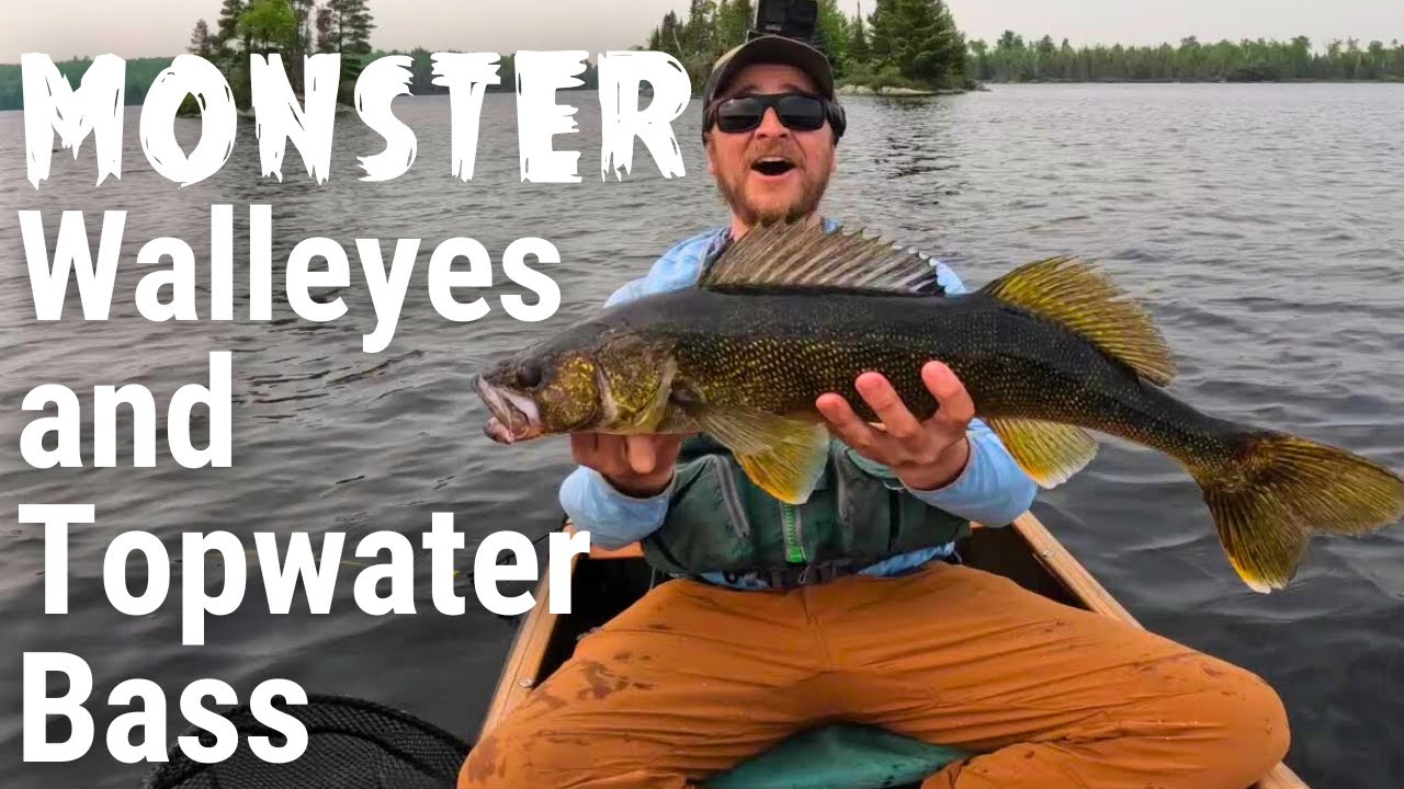 Epic Canoe Fishing Day Trip into the Boundary Waters