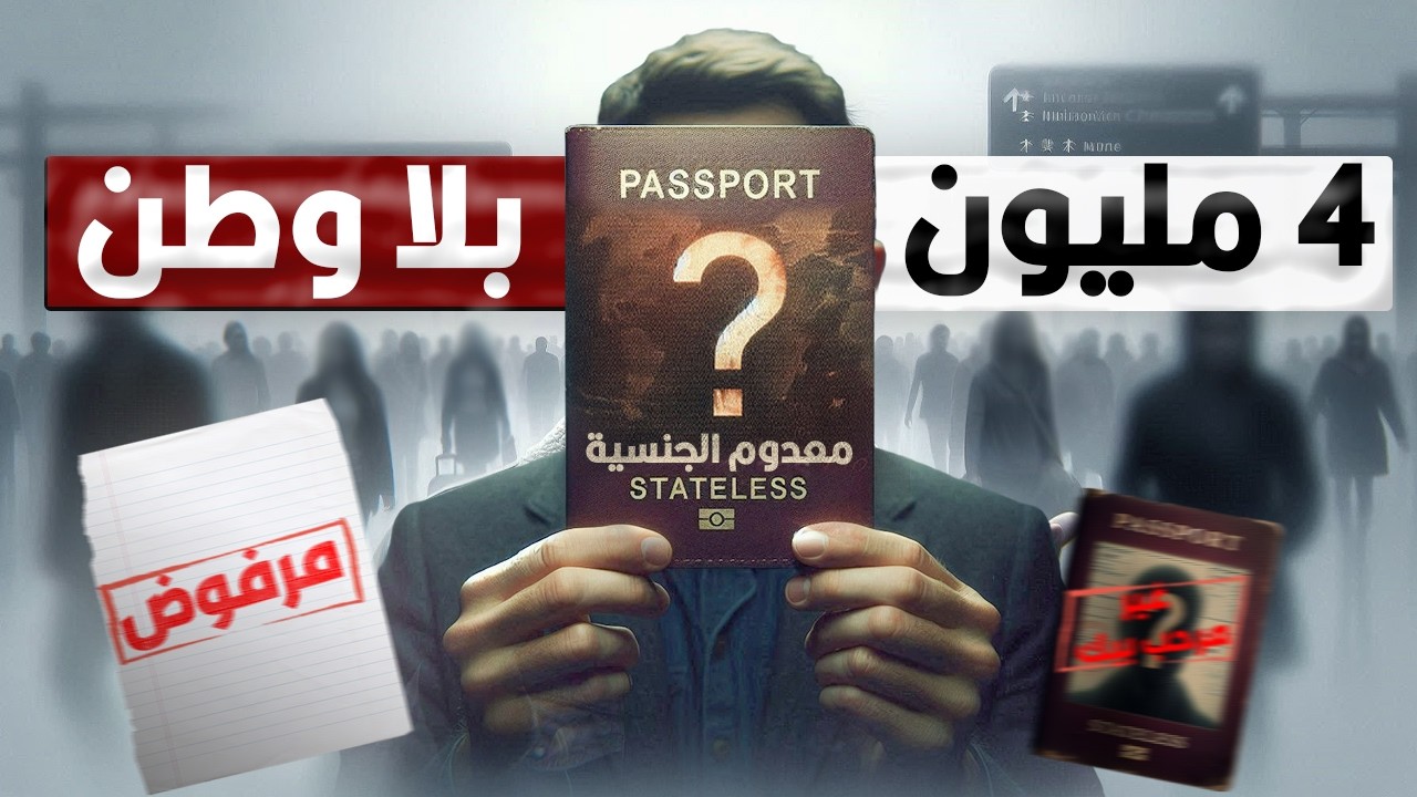 هل في أشخاص عديمي الجنسية؟ وهل ممكن يسافروا من غير باسبور؟