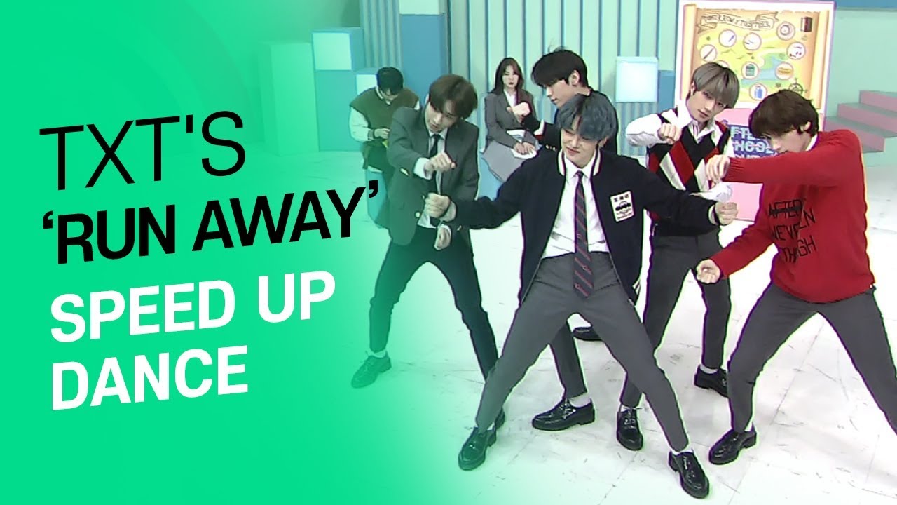 [AFTER SCHOOL CLUB] TXT's 'Run Away' speed up dance (투모로우바이투게더의 9와 4분의 3 승강장에서 너를 기다려 스피드업 댄스)