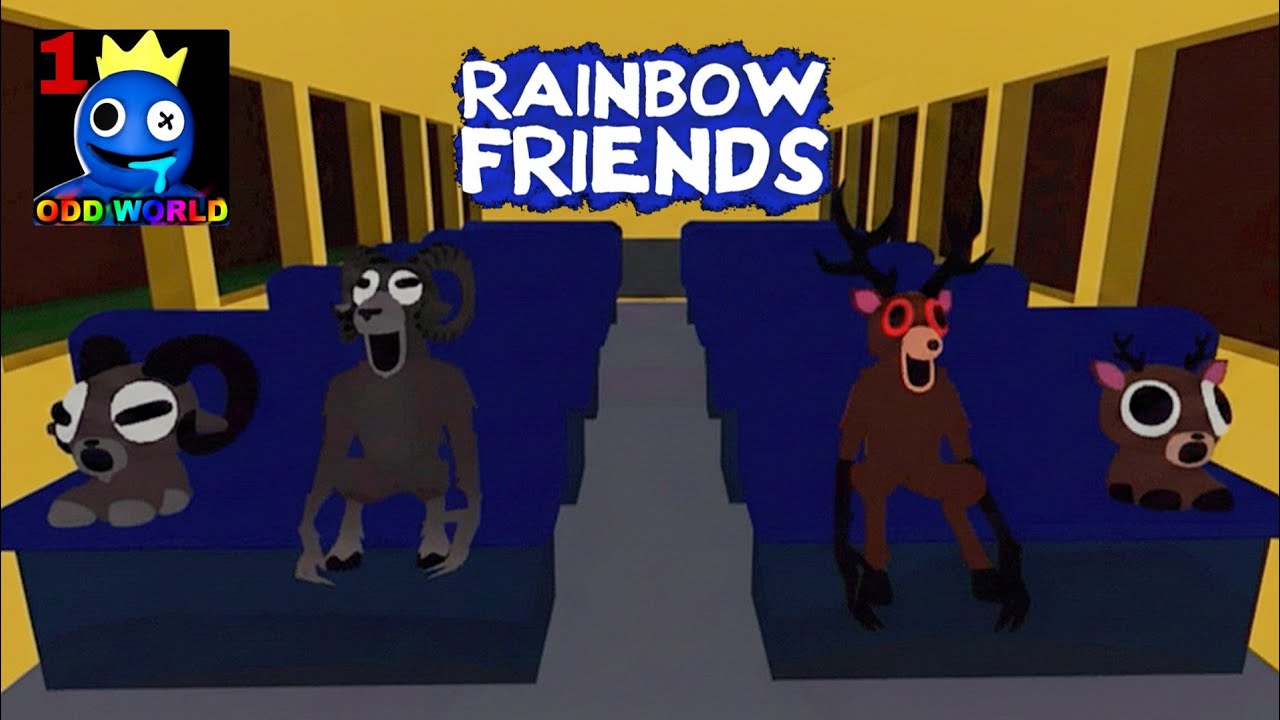 Playing As Baby Deer Ram Vs Deer Ram In Rainbow Friends Chapter 1 Full Gameplay 