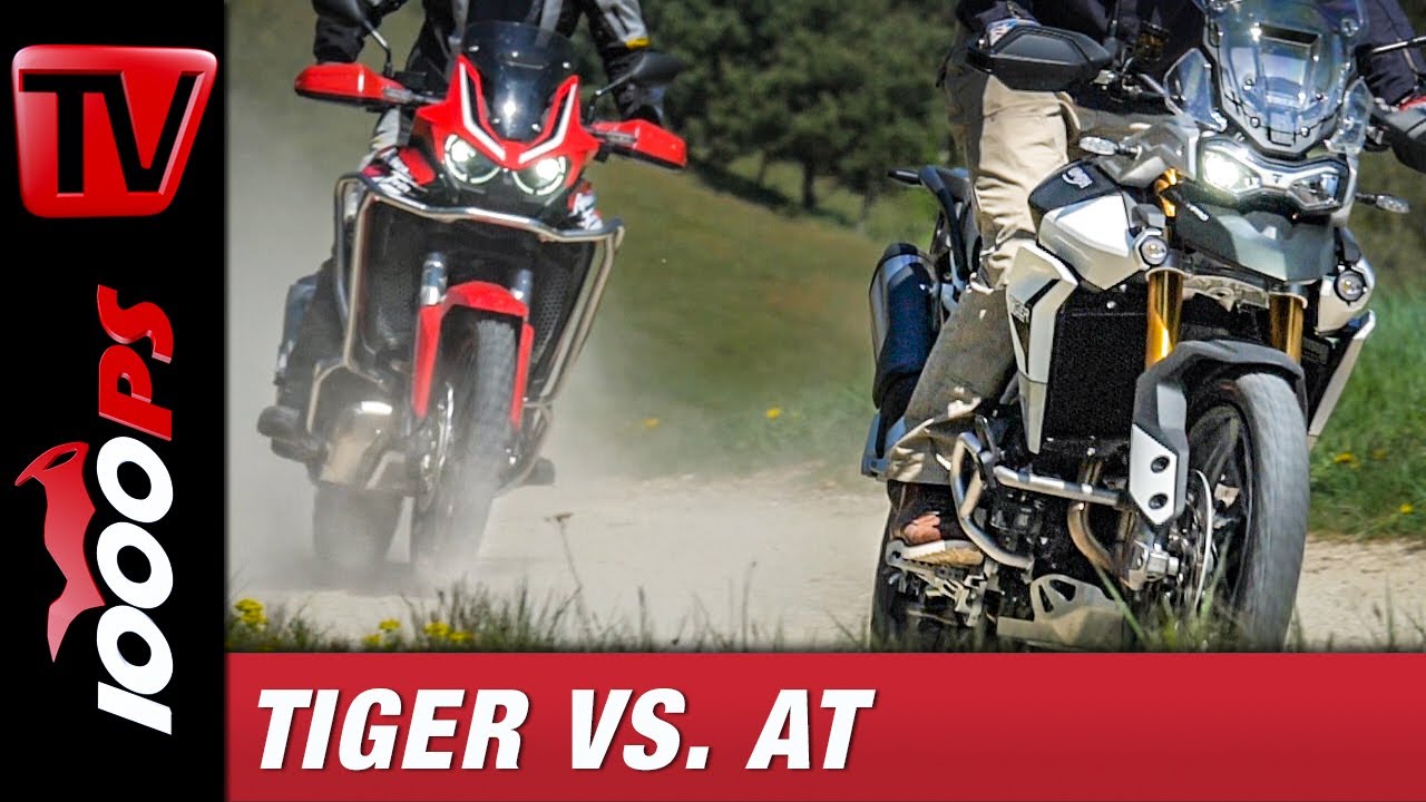 Honda Africa Twin gegen Triumph Tiger 900 - wer baut 2020 die beste Reiseenduro fürs Gelände?