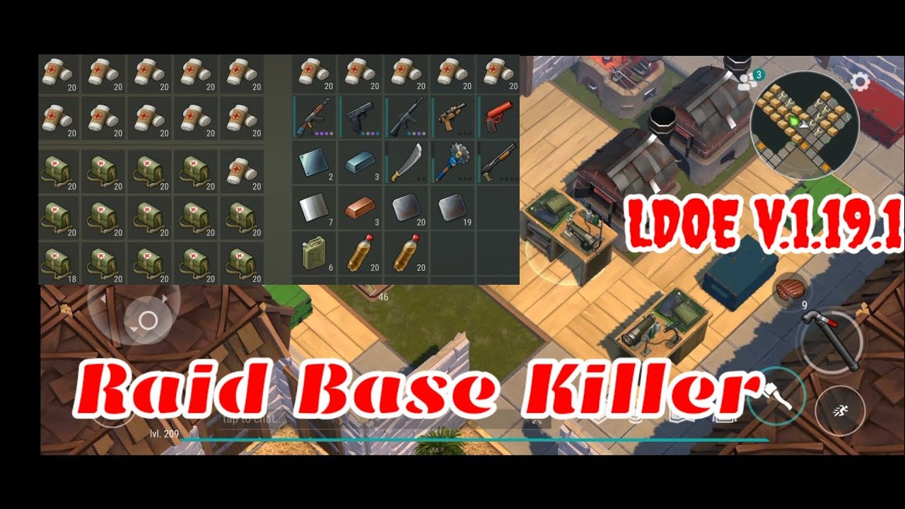 LDOE Raid Killer | Suicide Trick | Last Day on Earth v.1.19.1
