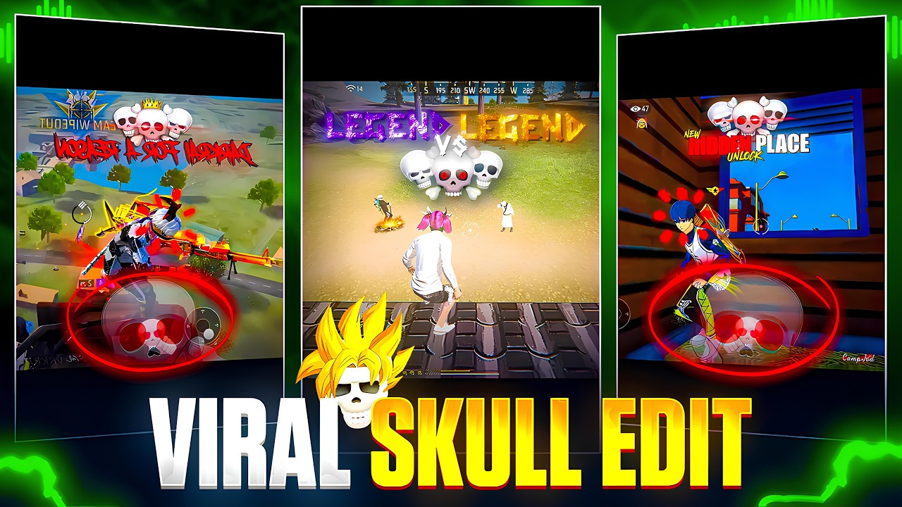 Crazy 💀 Troll Face Skull Edit Like @CampJodff & @bonex4_ff 🔥 Full CapCut Tutorial | Free Fire