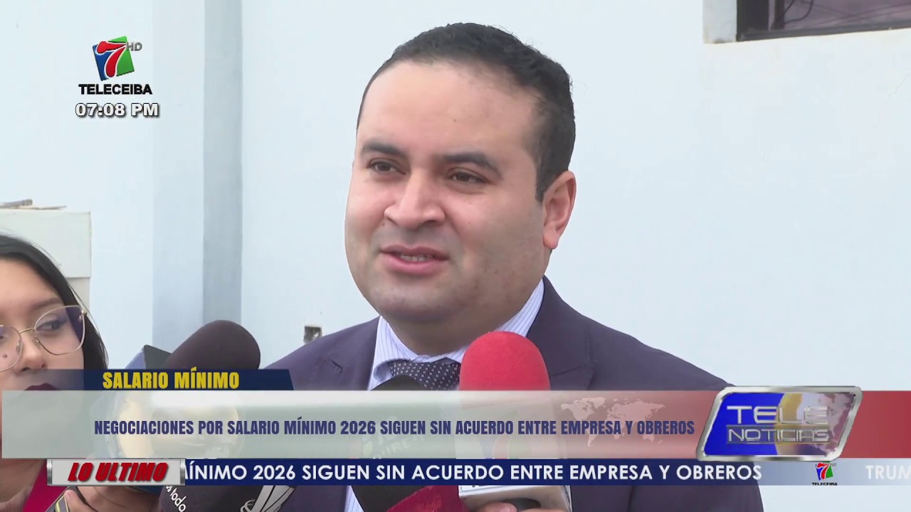 Negociaciones por salario mínimo 2026 siguen sin acuerdo entre empresa y obreros en Honduras