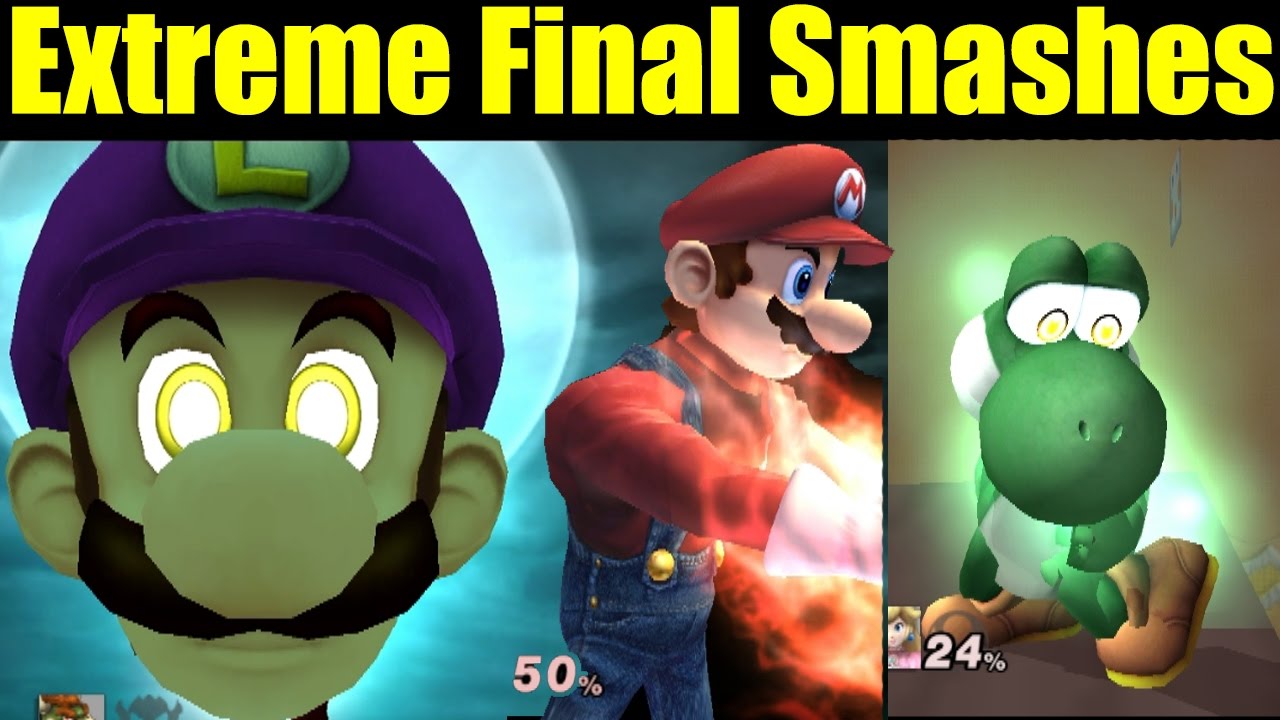 EXTREME, POWERFUL And DESTRUCTIVE Final Smashes in Super Smash Bros (Smash Mods)