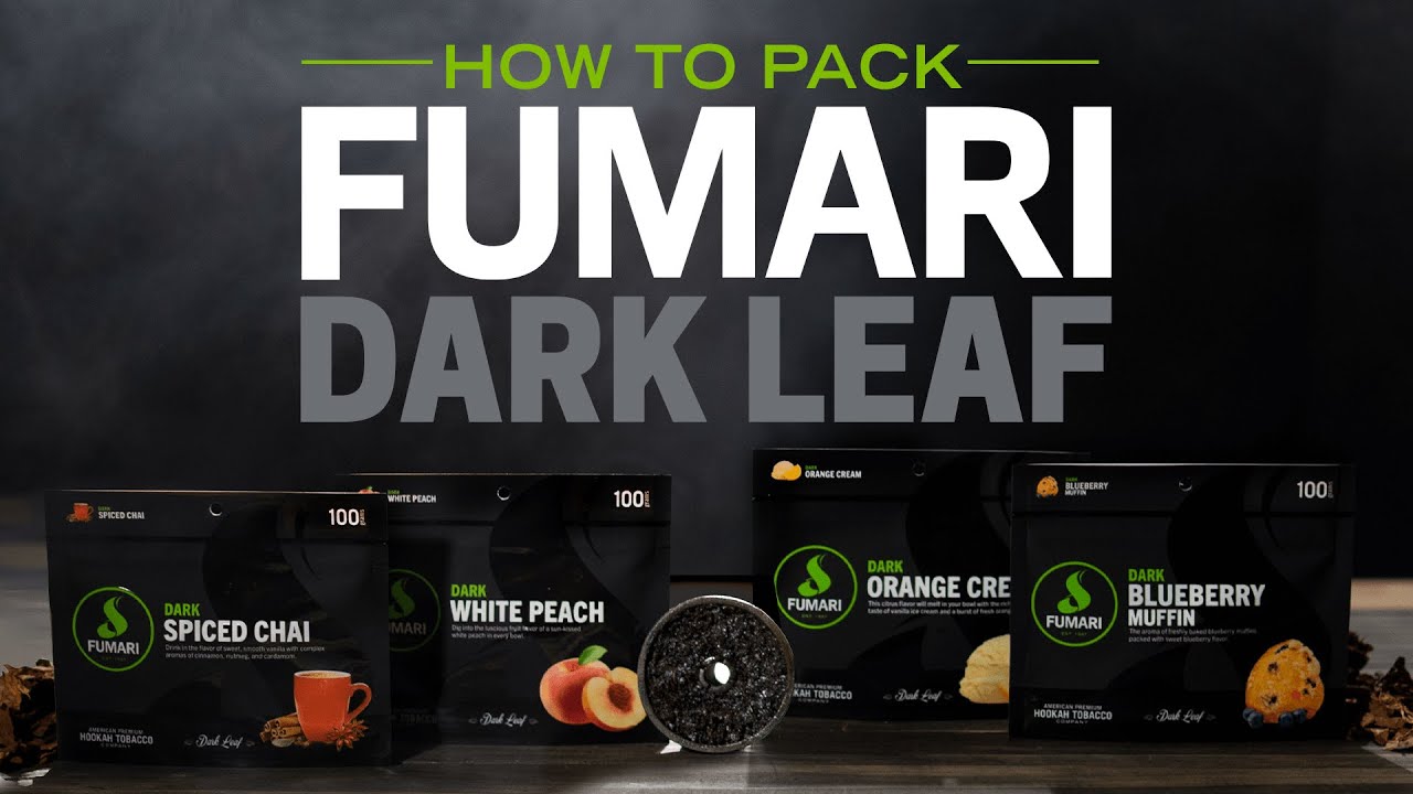 Fumari | How to Pack Fumari Dark Leaf Hookah Tobacco | Official Video