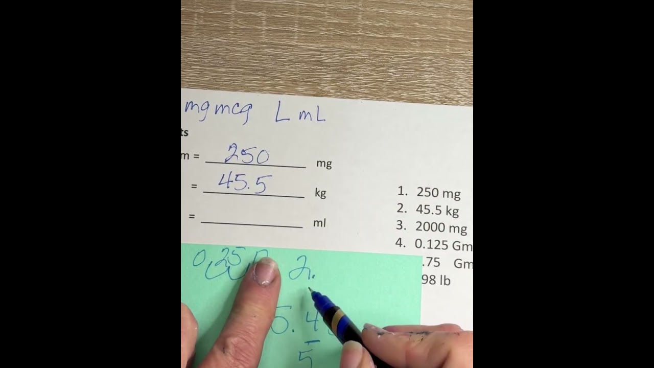 Conversions practice Tobos