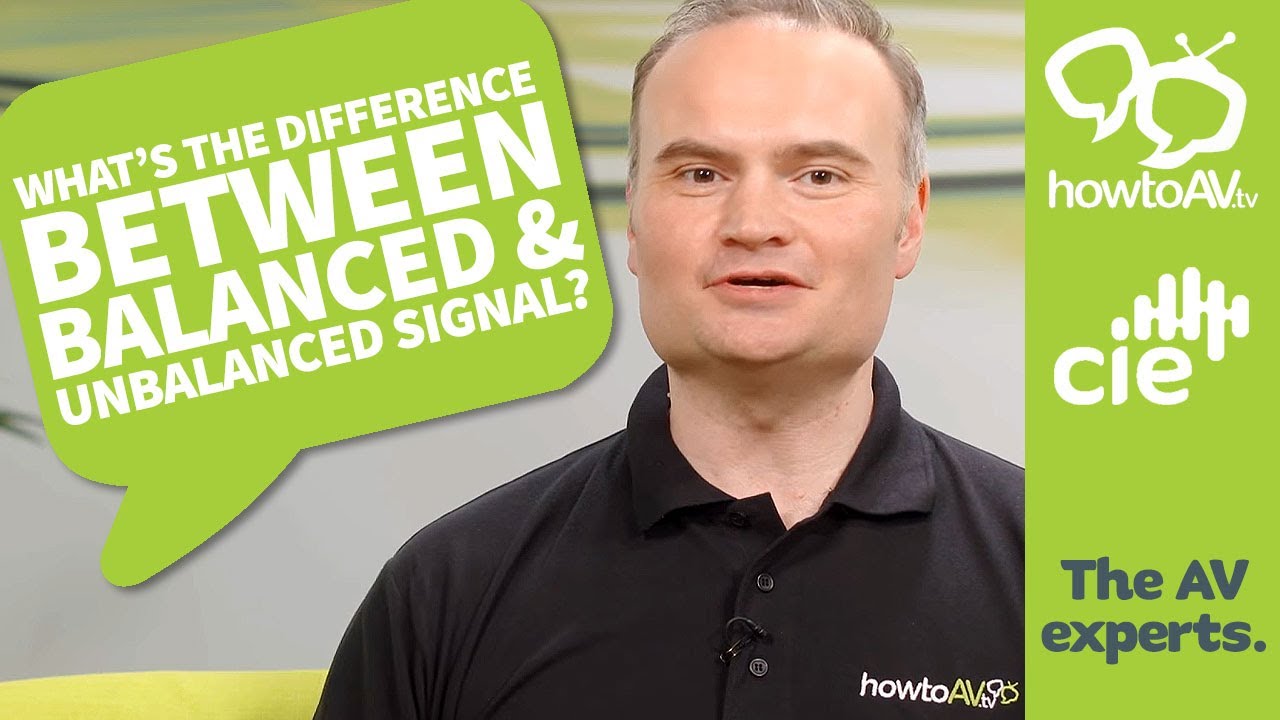 What is a the difference between a balanced and unbalanced signal?