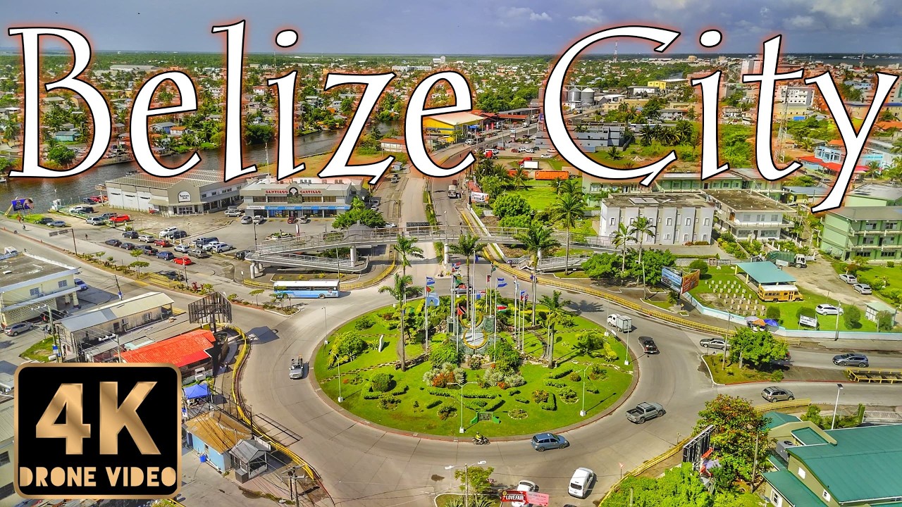BELIZE CITY, BELIZE 4K HDR Drone | Stunning Aerial Tour of the Caribbean Coast & City Views