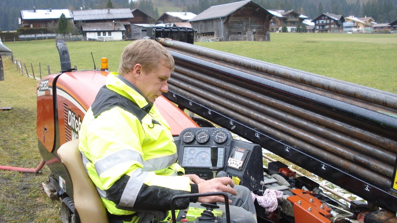 Jungen Gstaad – Traverser une rivière avec forage horizontal dirigé HDD